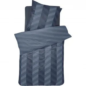 Постельное белье Damai «Атоми» с узором «елочка», цвет graphit