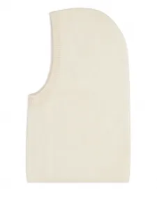 Вязаная балаклава Vince, слоновая кость