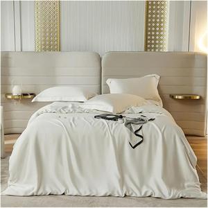 Generic Комплект постельного белья темно-серый шелк