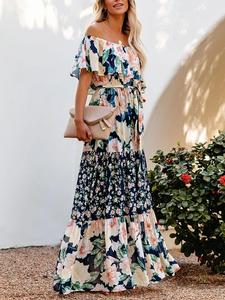 Длинное платье Milan Kiss, красочный