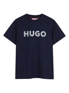 Футболка с логотипом Hugo Kids, синий