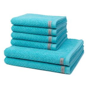 Smart Набор полотенец Ross (6 шт), 50x1x100 см цвет lagune