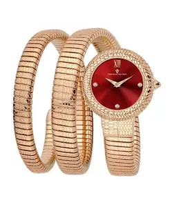 Женские часы Naga с красным циферблатом - CV0893 Christian Van Sant, красный