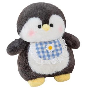 Плюшевая кукла Bib Penguin Cub размером 12см/36см/55см MIXIANG, черный