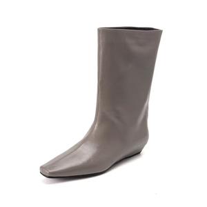 AFJI Женские полусапожки черные/серые/красно-коричневые — серые, цвет Gray