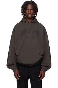 Худи оверсайз с логотипом Cradle of Filth в виде капающей крови Vetements, мультиколор