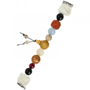 CHENSONG Часы Strap Xiaomi Compatibility Bead Material, Rainbow Lion - Single-row stretch beaded strap