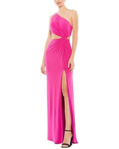 Мак Даггал платье из джерси с защипами Mac Duggal, Magenta