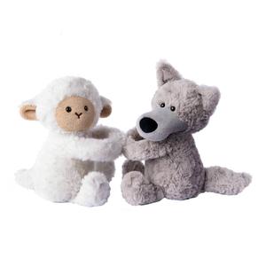 Ароматерапевтическая игрушка овечка среди волков, одурманенная овечка и глупый волк ароматизированная плюшевая игрушка высота 25см JTOP