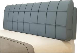 Подушка-подголовник для кровати LIANGJUN, фиксатор положения тела и поддержка талии, большая подушка для спальни, общежития, двуспальной кровати со съемным чехлом, 8 цветов, 5 размеров (Цвет: синий, Размер: 190x60x10 см) CHIAPERINI, Blue