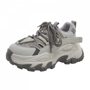 JETRAM Женские устойчивые к истиранию дышащие балансные массивные кроссовки серые, цвет Gray