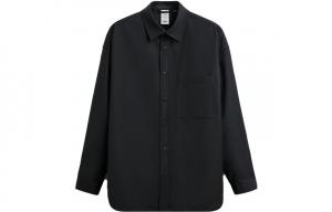 Рубашка мужская черная Zara, черный