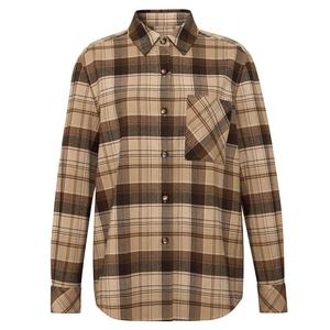 Клетчатая рубашка Deep Breath в стиле ретро, красная клетка