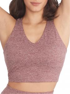 Женский спортивный бюстгальтер Body Up Twist, цвет merlot heather