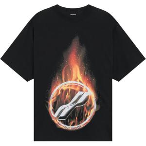 Футболка с логотипом Flame WE11DONE, черный