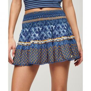 Юбка Superdry Printed Shirred Short, разноцветный