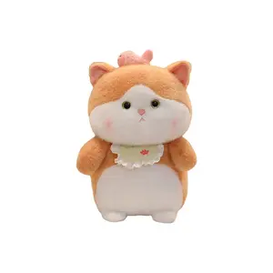 Милые прожорливые рыбки котятки плюшевые куклы высота 25cm/35cm/45cm Bitter purchase, розовый