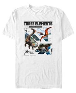 Мужская футболка с круглым вырезом "Мир Юрского периода: Возрождение" Fifth Sun, White