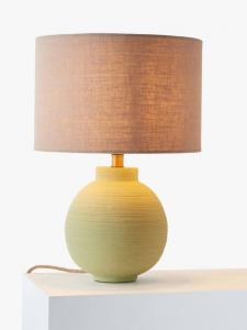 Гончарный круг керамическая настольная лампа John Lewis, Pistachio