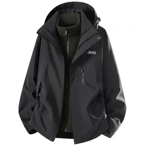 Куртка Leisure Collection Unisex Jeep, черный (90 duck down liner+shell set)