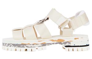 Chloé Сандалии Chloe One Strap 4 см женские белые