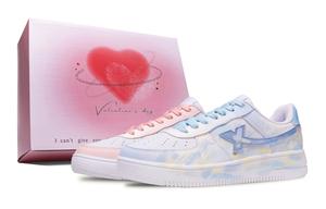 XTEP Кроссовки Air Force One с низким верхом, противоскользящие, износостойкие, унисекс, синие, розовые, разные цвета