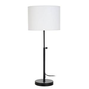 Настольная лампа hell&gut Lesing Typ A, гладить/смешанную ткань - 1 лампа - черный/белый
