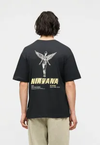 Футболка с принтом onsnirvana life relaxed Only & Sons, Jet Black/Yellow Nirvana