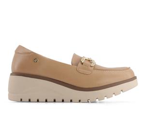 Женские повседневные лоферы на платформе, бежевые Andrea