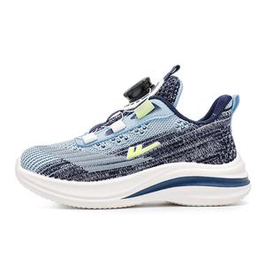 Нескользящие легкие амортизирующие низкие кроссовки для детей WARRIOR, синий/зеленый