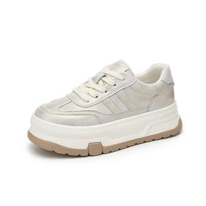 DAPHNE Водонепроницаемые женские скейтерские кеды низкие Gold, цвет Gold