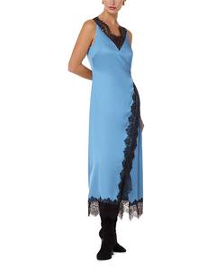 Платье-халат из кружева «Ирис» Whistles, синий