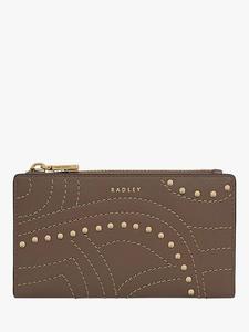 Кошелек из кожи Coin Street со стразами Radley, Coffee
