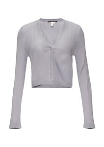 Вязаный кардиган QS, серый