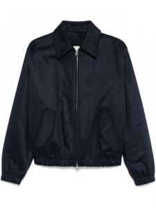 AMI Paris бомбер с монограммой Ami de Coeur, синий