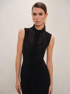 Платье макси без рукавов Petite Daniella Reiss, Black