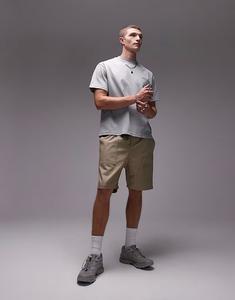 Короткие грузовые шорты бежевого цвета Cat Wwr