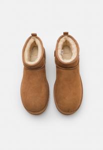Мужские ботинки UGG с мехом, коричневый
