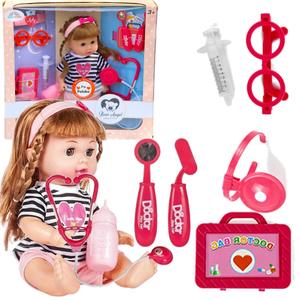 Мартынка Маленький Доктор Кукла Стетоскоп Доктор поет на польском интерактивном языке Sferazabawek