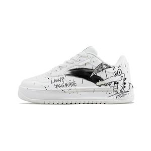 ANTA Комфортные, нескользящие, износостойкие, легкие, низкие кроссовки для скейтбординга, унисекс, белые