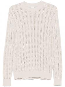 Eleventy свитер фактурной вязки, нейтральный цвет