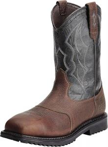 Мужские ботинки ARIAT Rigtek H2o с композитным носком, огнестойкие и безопасные, коричневый