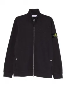 Толстовка на молнии Stone Island, черный