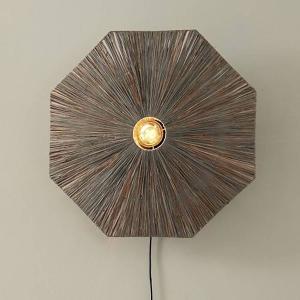 Настенный светильник GOOD&MOJO Panama Typ B, серый - другое - 65 x 65 x 7 см