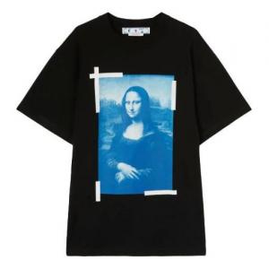 Футболка monalisa over short-sleeve tee 'black' Off-White, черный