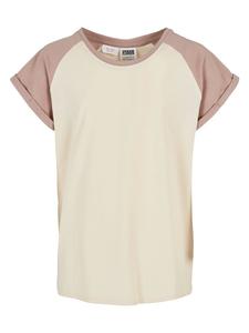 Футболка Urban Classics, цвет whitesand/duskrose