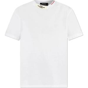 DSQUARED 2 Футболка Dsquared2 Regular Fit с вышивкой на воротнике