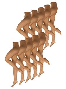 Тонкие колготки Nur Die  Seidenfein 15 DEN, бронза