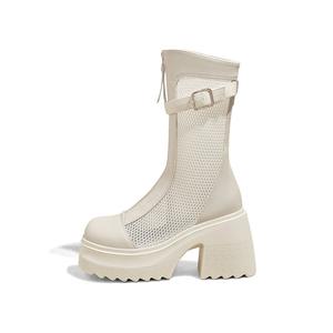 Женские ботинки Martin A poinsettia princess, Ecru