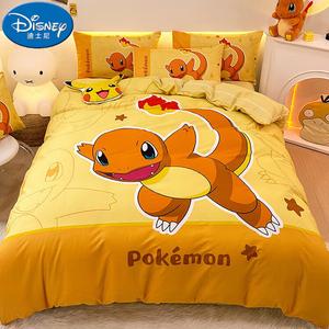 Disney Комплект постельного белья 1,8 м, 4 предмета, 200x230 см, 100% хлопок, цвет/тип: Cute Little Dragon